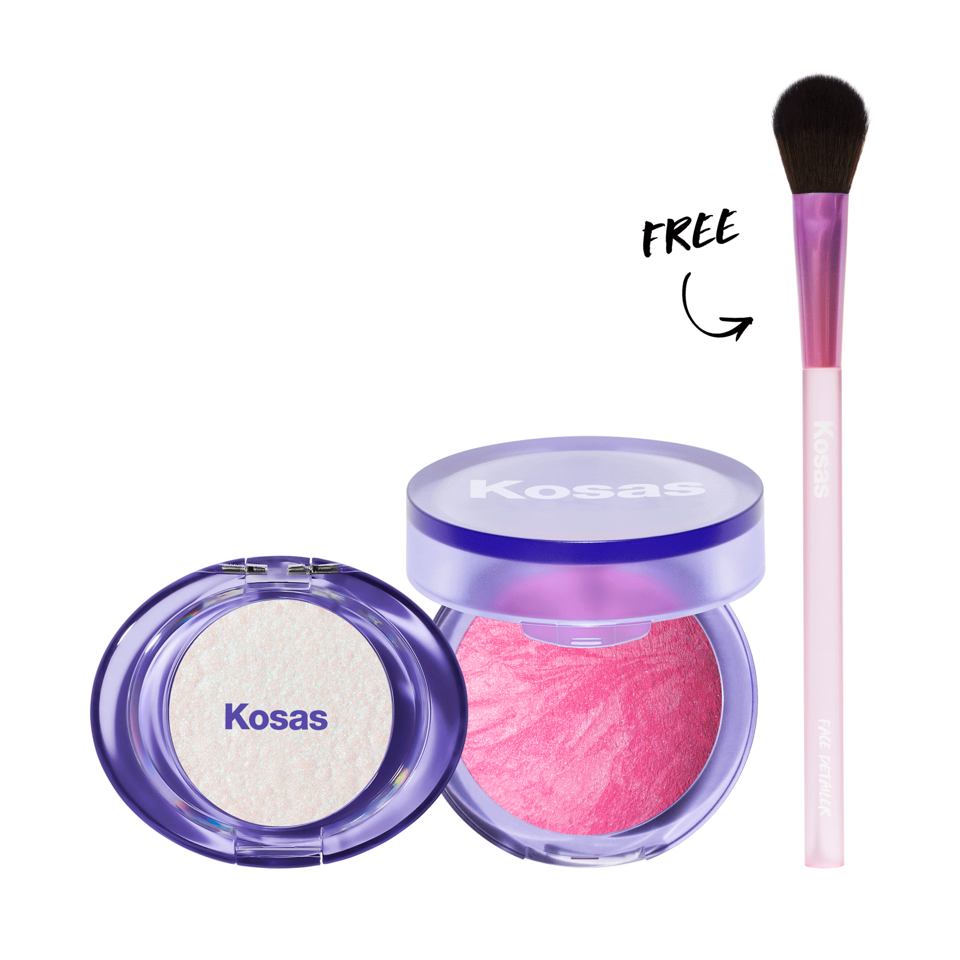 Good Angles Set (Shiny Objects, Blush Is Life, Face Detailer Brush)